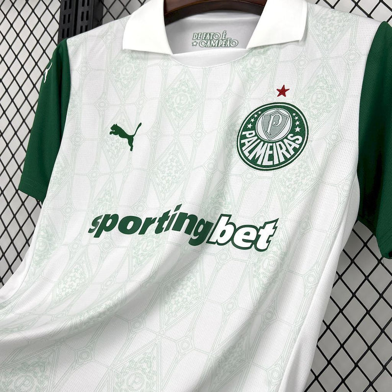 Camisola do Palmeiras 25/26 - Branco e Verde - Torcedor