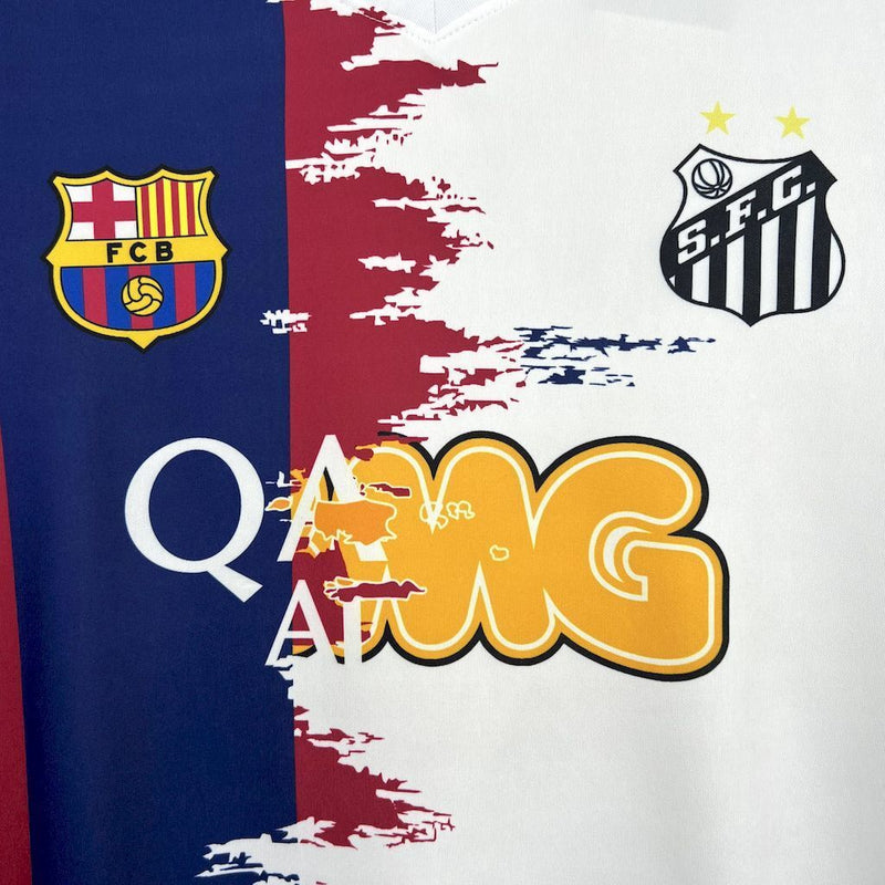 Camisola do Santos e Barcelona 25/26 -  Torcedor