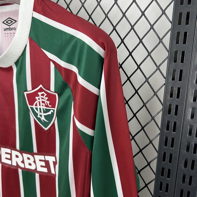 Camisola do Fluminense 25/26 -  Torcedor - Manga Cumprida