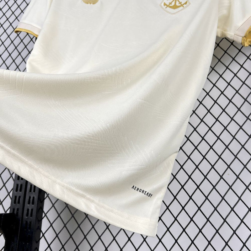 Camisola do Flamengo 25/26 - Branco e Dourado