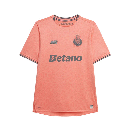 Camisola Porto Alternativa 25/26 oficial com tecido respirável e escudo bordado